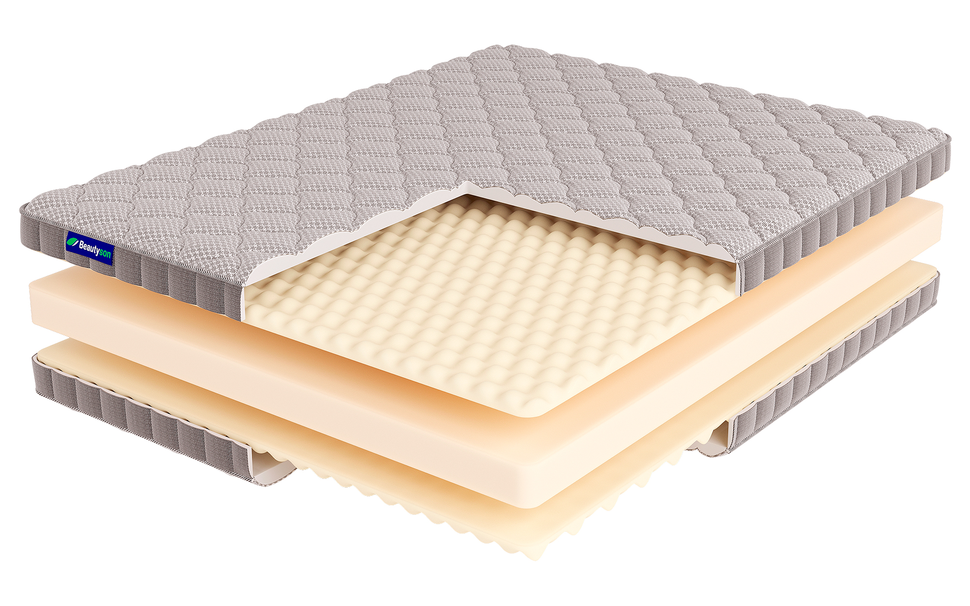 фото: Матрас Beautyson Roll Foam Hard 14 Massage Double
