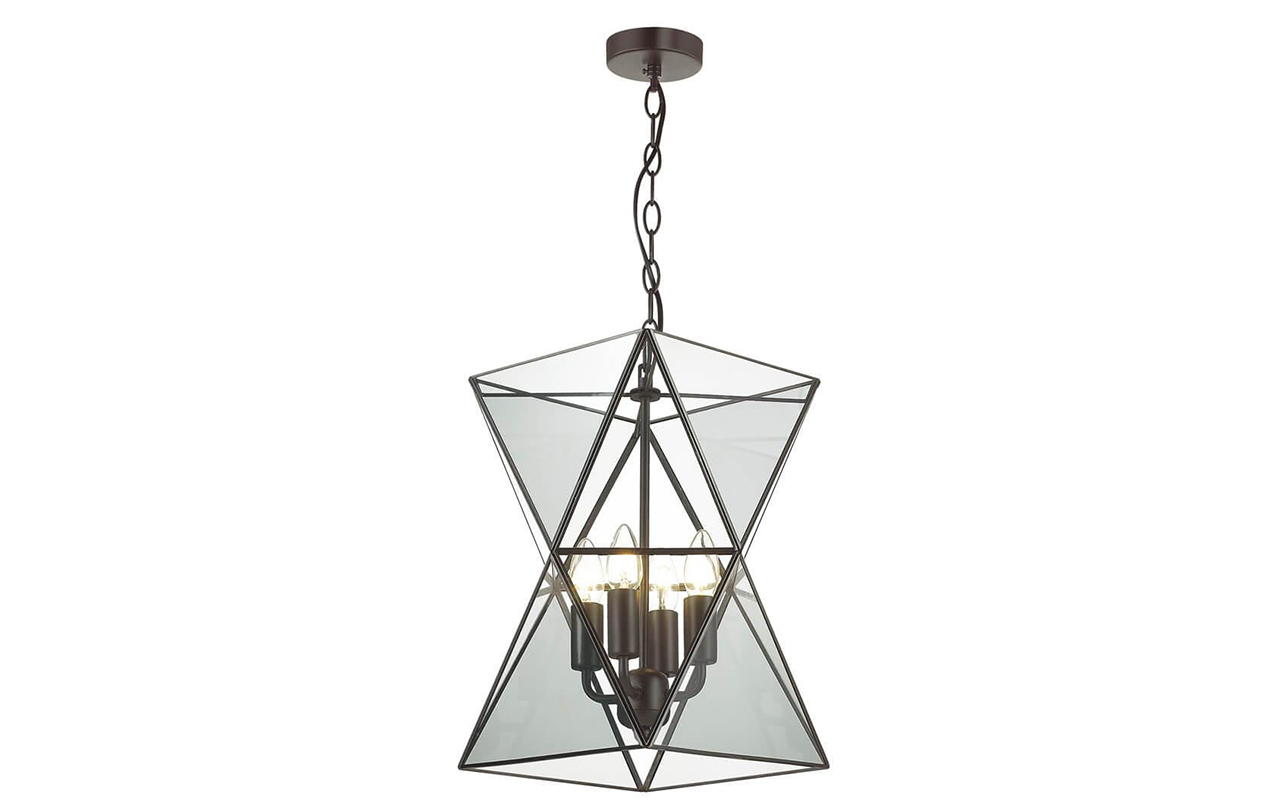 фото: Люстра Favourite Polihedron Grey 1919-4P
