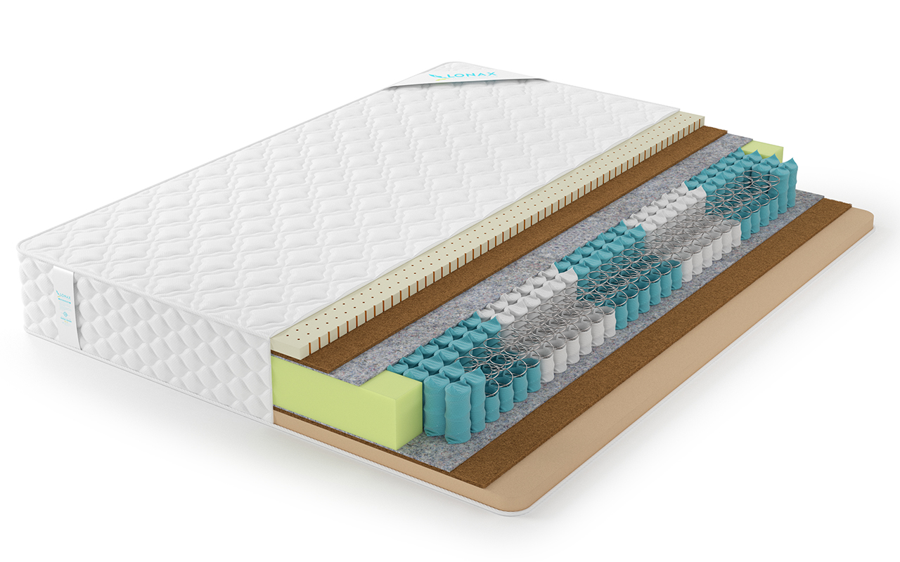 фото: Матрас Lonax Ассорти Memory Latex Medium TFK 5 зон
