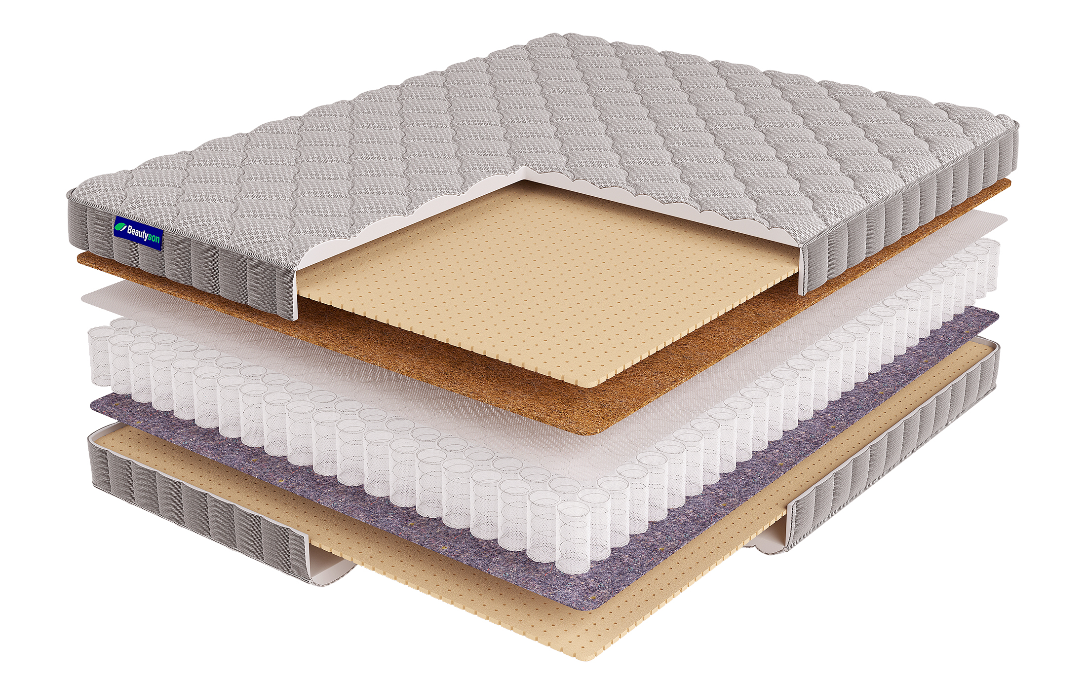 фото: Матрас Beautyson Roll Spring Mix Latex 1 S600